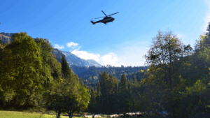 Update 15.09 : coupe de bois heliportée